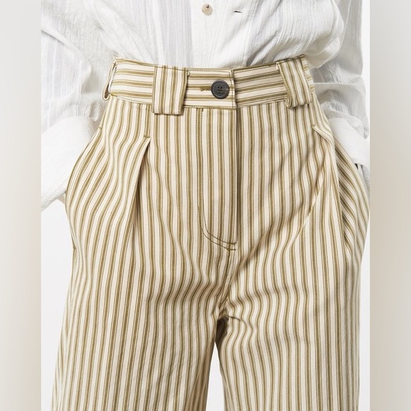 Mara Hoffman Jade Striped Twill Pant, NWT - Picture 4 of 13